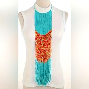 Bohemian bead necklace